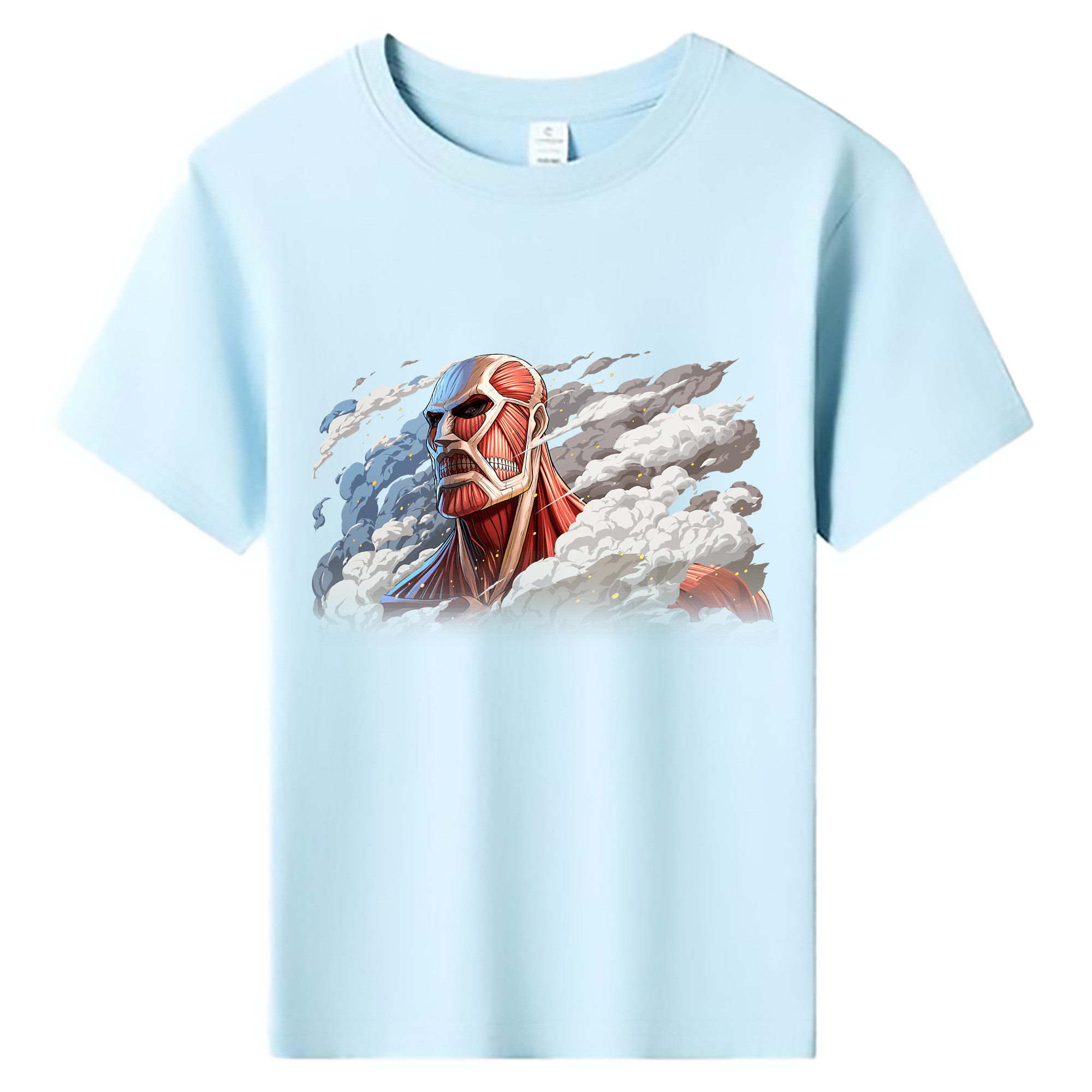 （画像用） 進撃の巨人 Attack on Titan 綿100％キッズTシャツ（フロントプリント）
